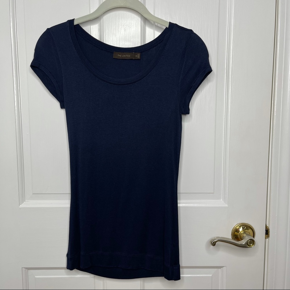 The Limited Navy Blue T-shirt